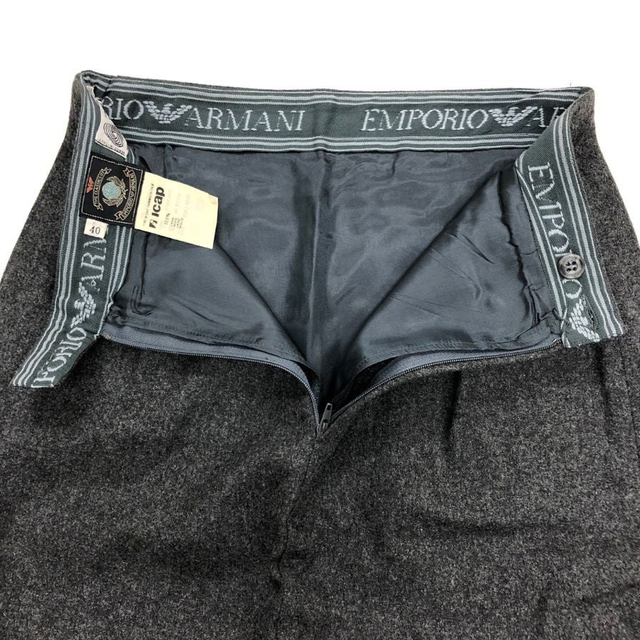 エンポリオアルマーニ レディース スカート グレー サイズ40 EMPORIO ARMANI【AFB11】