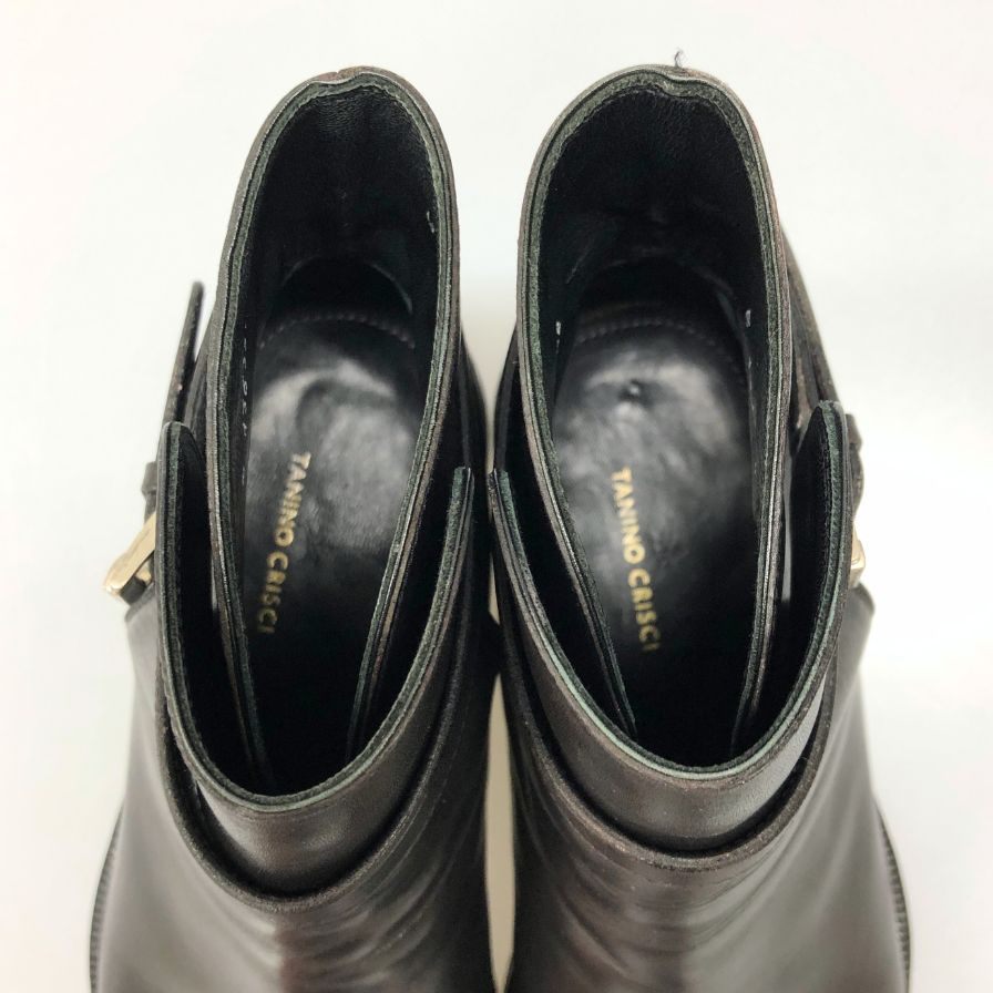 タニノクリスチー ジョッパーブーツ カーフ ブラック UK6.5 メンズ TANINO CRISCI ブーツ 約25.0cm【LA】【中古】
