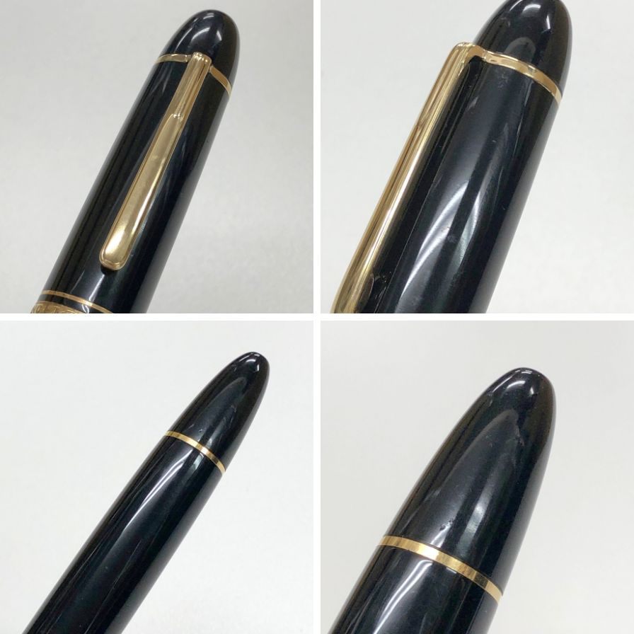 モンブラン 万年筆 マイスターシュテュック No.149 ペン先14K-585 4810 ブラック×ゴールド MONTBLANC【AFI12】