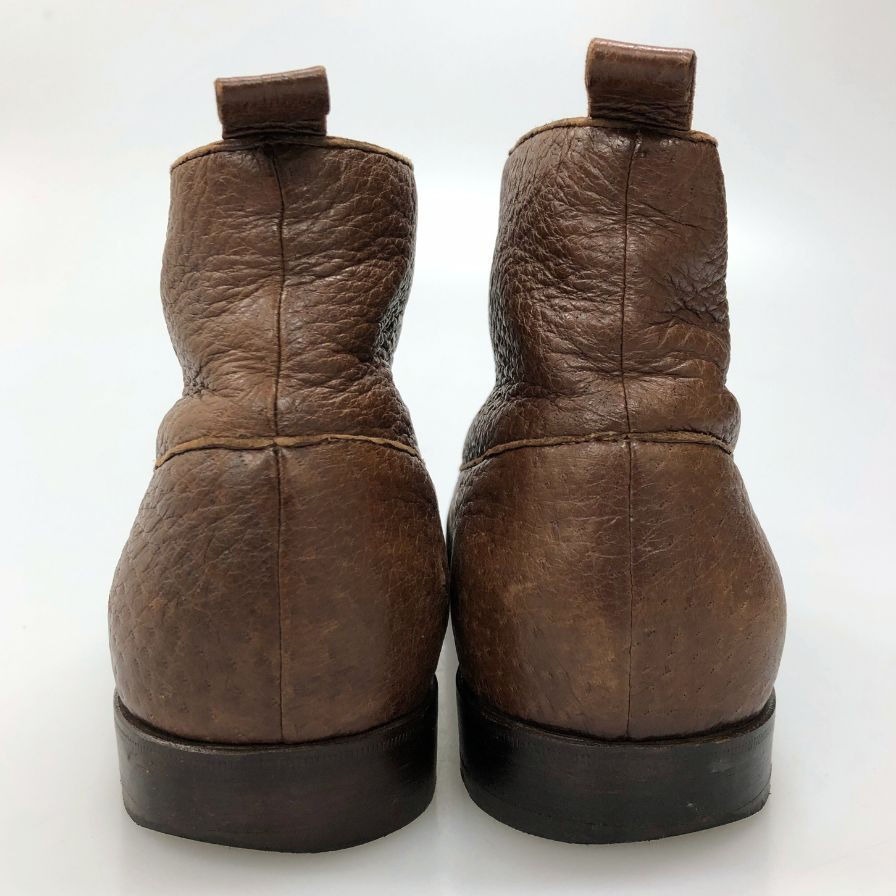 ジンターラ ペッカリーブーツ ブラウン UK8 メンズ ZINTALA ブーツ 約26.5cm【LA】【中古】