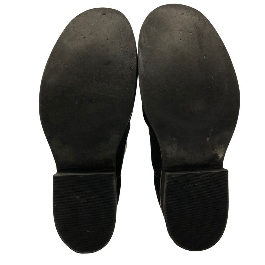 アンダーソン ビーン ブーツ カンパニー ローパーブーツ オーストリッチ&レザーコンビ メンズ サイズ8D ブラック ANDERSON BEAN BOOT COMPANY 約27.0cm【AFC44】