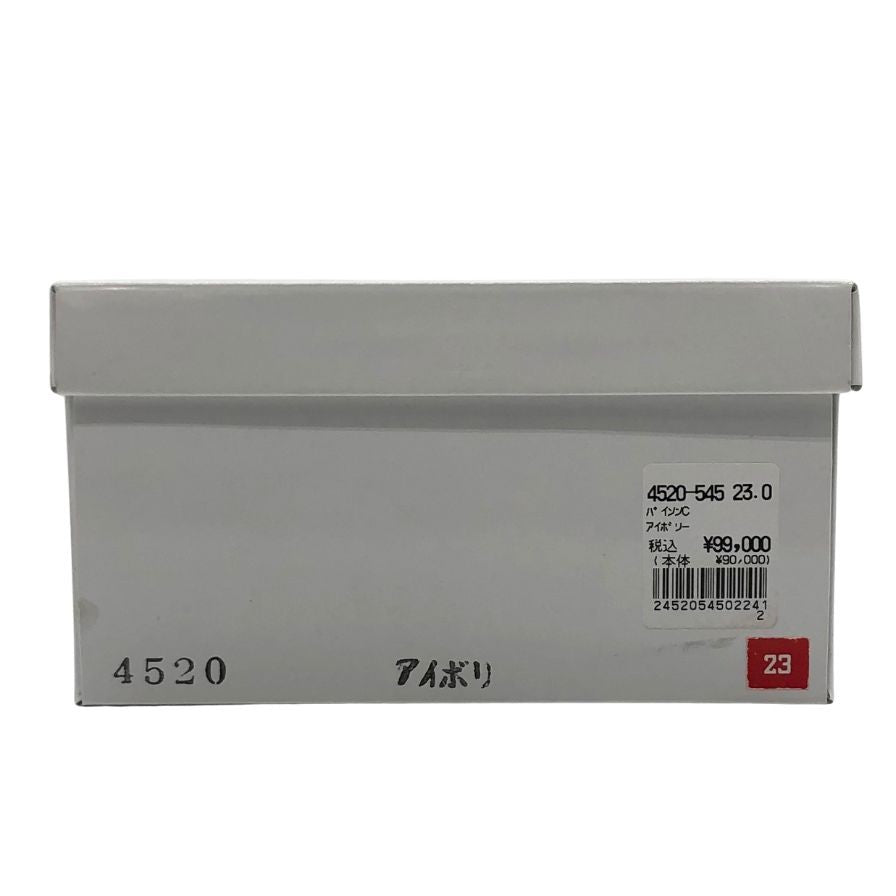 新宿屋 ヒールサンダル パイソン 4520-545 23cm レディース アイボリー sinjukuya 約23.0cm【7-18】