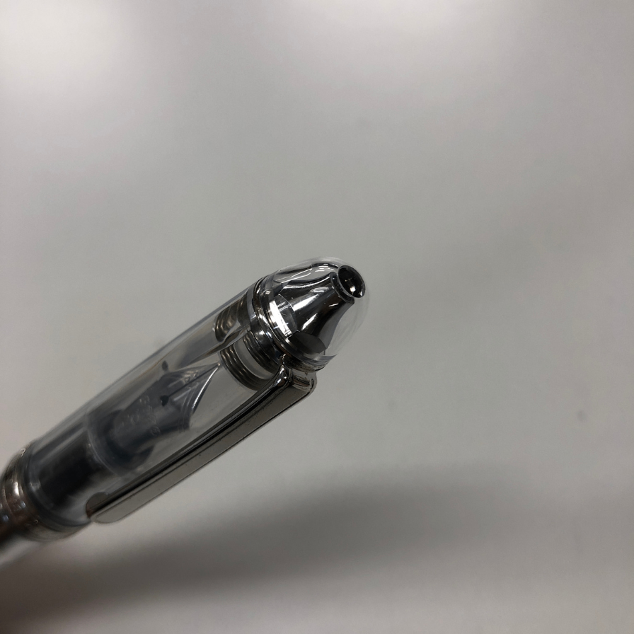 プラチナ 万年筆 センチュリー 3776 透明 クリア ペン先14K B 585 日本製 PLATINUM CENTURY【AFI15】