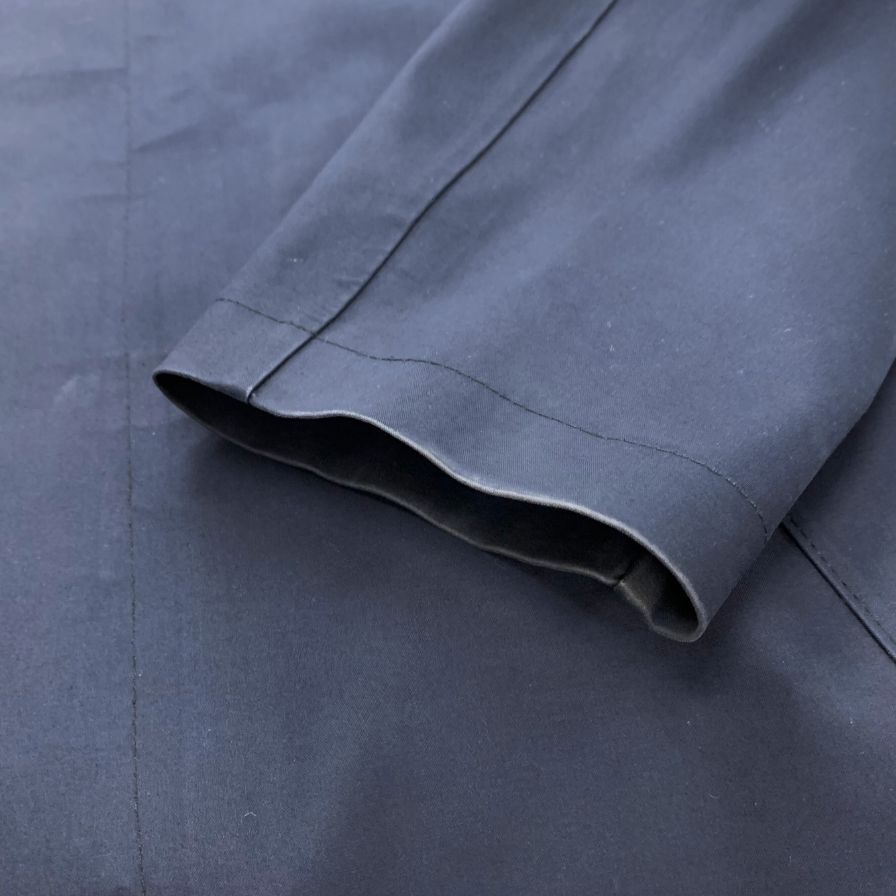 マッキントッシュ ステンカラーコート ダンケルド ゴム引き コットン サイズ36 メンズ ブラック MACKINTOSH【LA】