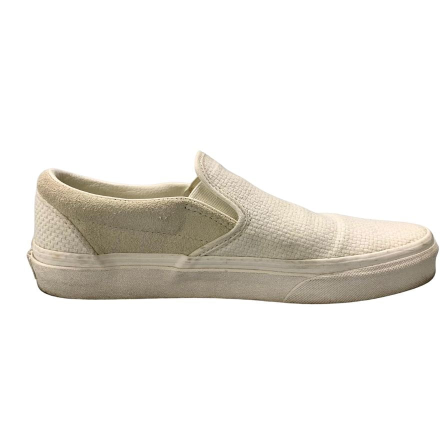 ヴァンズ スリッポン 500714 ホワイト メンズ サイズ 25.5cm VANS 約25.5cm【AFC47】