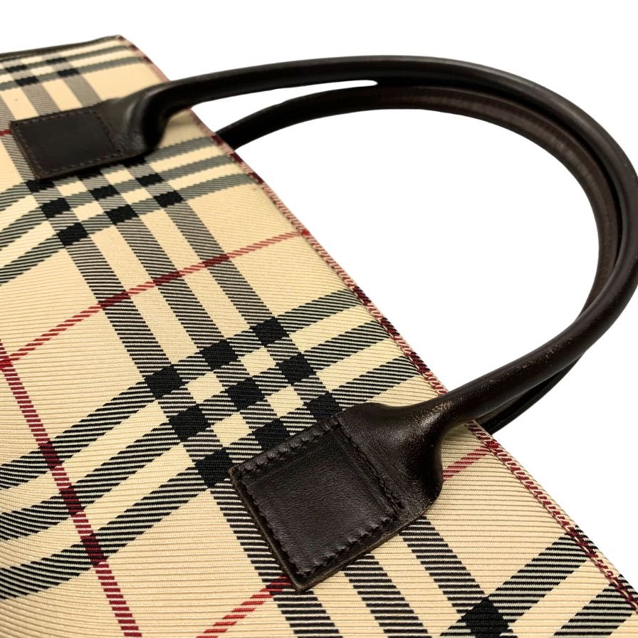 バーバリーノバチェック ミニ トート ハンドバッグ レディース Burberry【AFE1】
