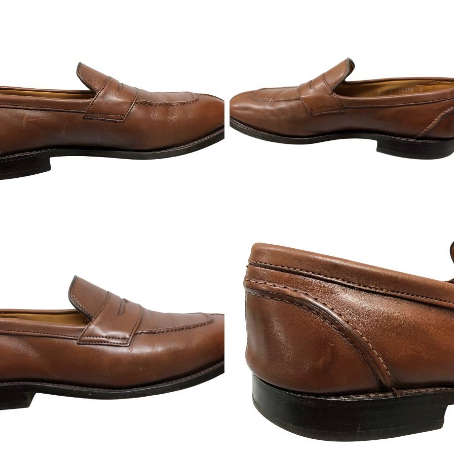 アレンエドモンズ ローファー グラスゴー メンズサイズ 8 ブラウン Allen Edmonds 約26.0cm【AFC47】
