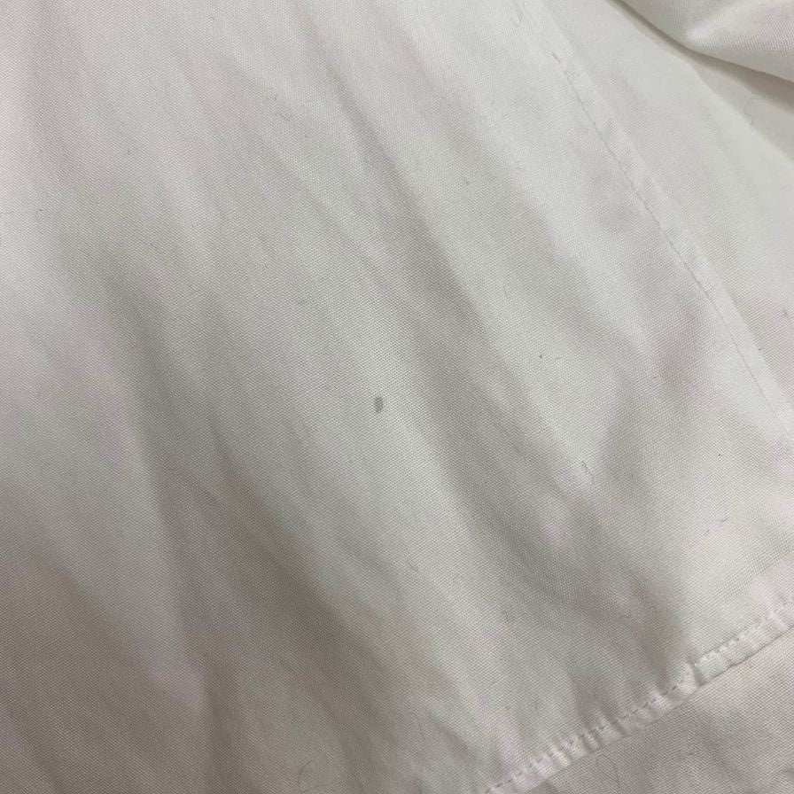 中古◆プレイ コムデギャルソン 長袖シャツ ワッペン ハート ホワイト メンズ サイズL PLAY COMME des GARCONS 【AFB44】