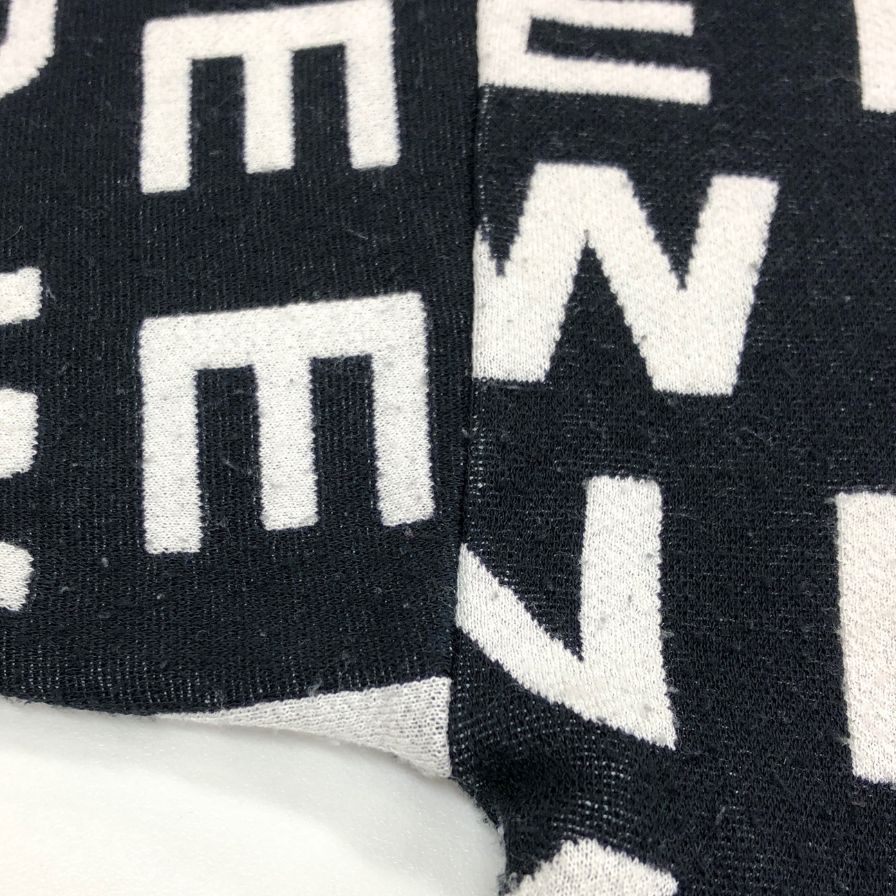 中古◆ウィークエンド マックスマーラ ロングスリーブニット クルーネック 全体ロゴ レディース ブラック サイズL Weekend Max Mara 【AFB28】