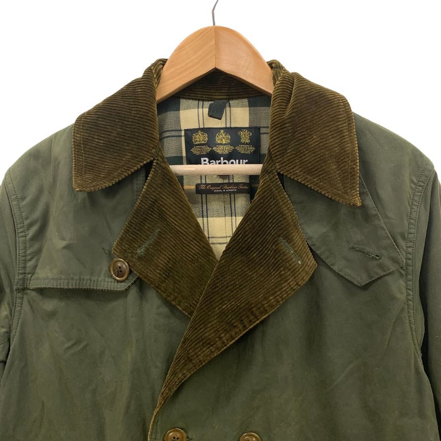 美品◆バブアー コート ワックストレンチコート MWX1014SG51 カーキ サイズ36 メンズ Barbour 【AFA11】