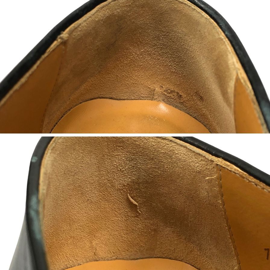 マグナーニ レザーシューズ スリッポン 13173 レザー ブラック メンズ サイズ40 MAGNANNI 約25.0cm【AFC34】