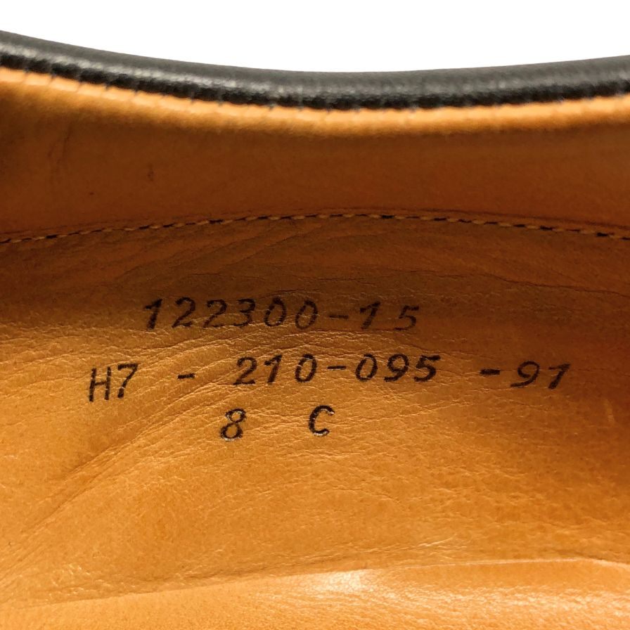 ジェイエムウエストン レザースニーカー モンキーシューズ ブラック メンズ サイズUK8C J.M.WESTON 約27.0cm【AFC30】