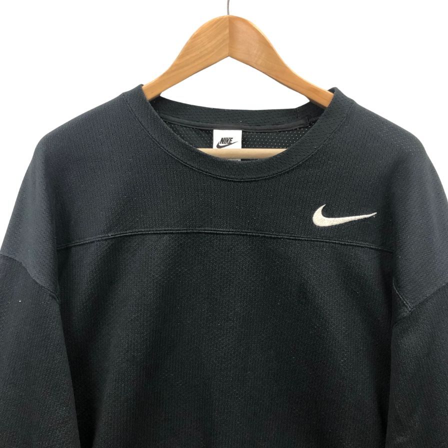 美品◆ステューシー×ナイキ カットソー ドライフィット メッシュジャージ ブラック メンズ サイズXL FJ9164ー010 STUSSY×NIKE 【AFB30】