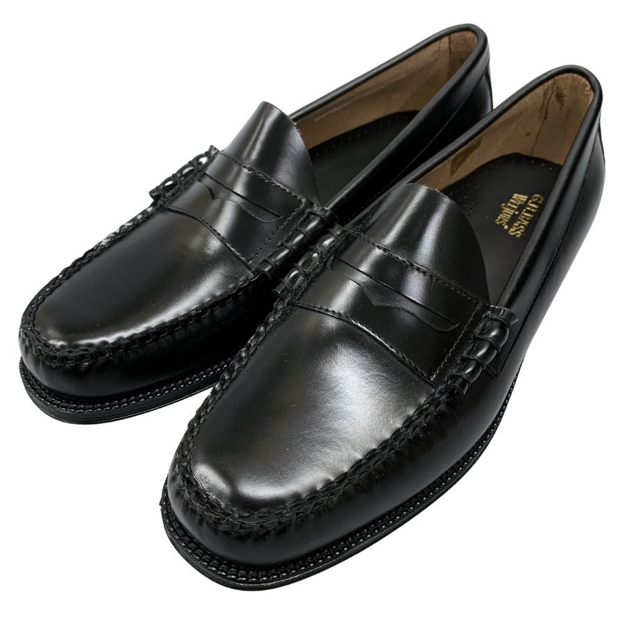 ジーエイチバス ローファー ウィージャンズ ラーソン サイズ10.5 メンズ ブラック G.H.Bass&Co. WEEJUNS LARSON ローファー 約29.0cm【LA】【中古】
