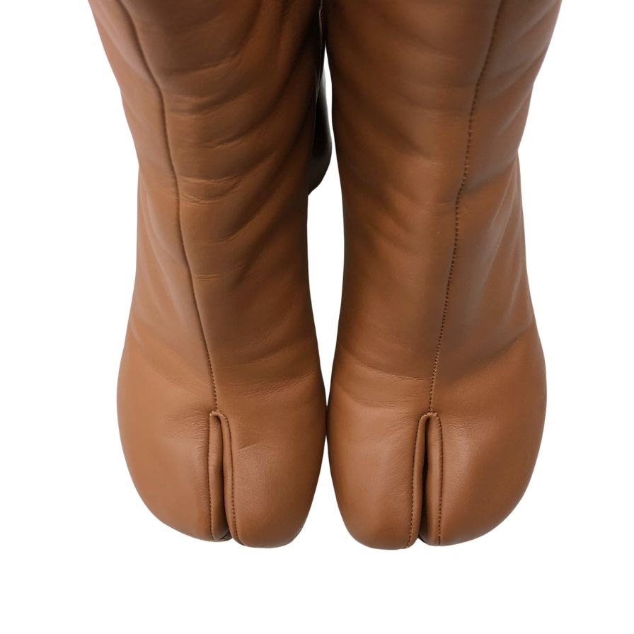 メゾンマルジェラ レザーブーツ 足袋 レディース サイズ35 ブラウン MAISON MARGIELA 約22.5cm【AFD2】