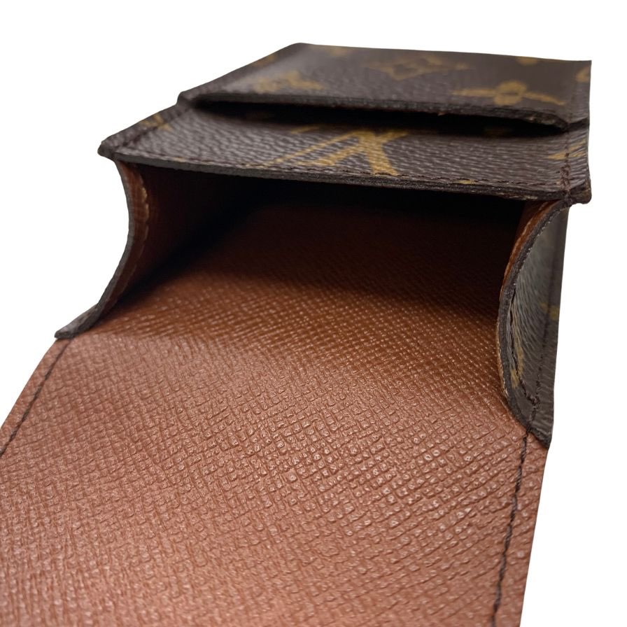 ルイヴィトン シガレットケース M63024 モノグラム ブラウン ユニセックス LOUIS VUITTON【AFI11】【中古】