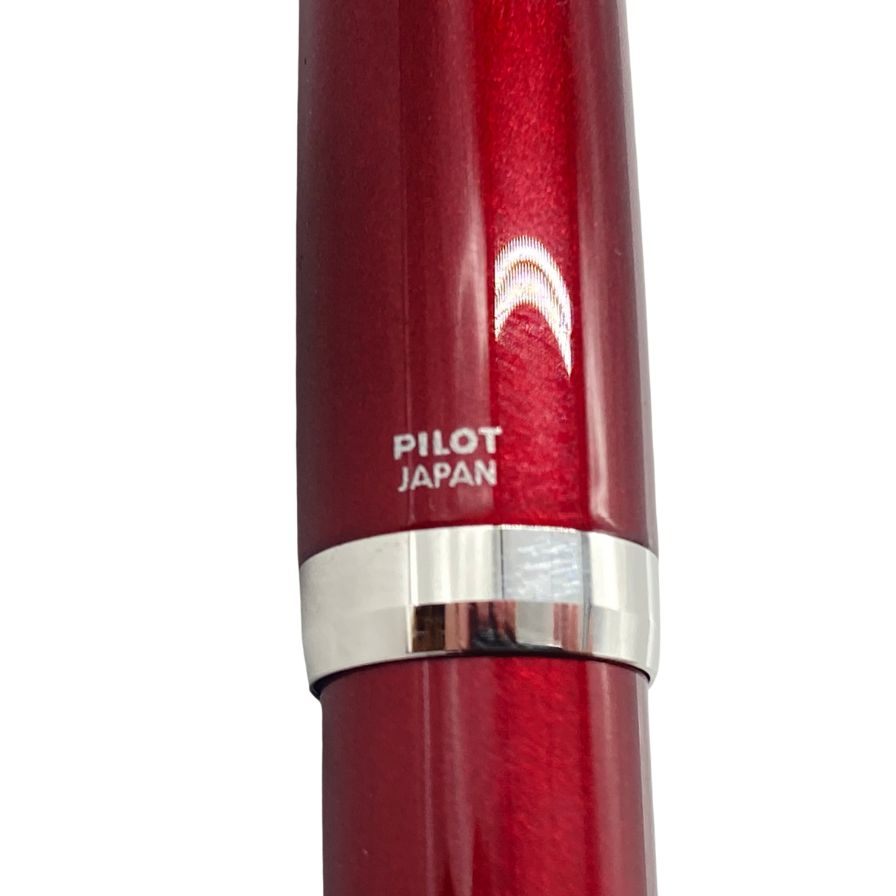 極美品◆パイロット 万年筆 ペン先14K-585 レッド系 PILOT【AFI3】