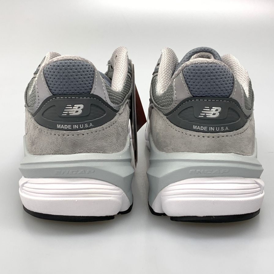 ニューバランス ローカットスニーカー M990GL6 メッシュ スウェード グレー メンズ サイズ28cm New Balance 約28.0cm【AFD3】