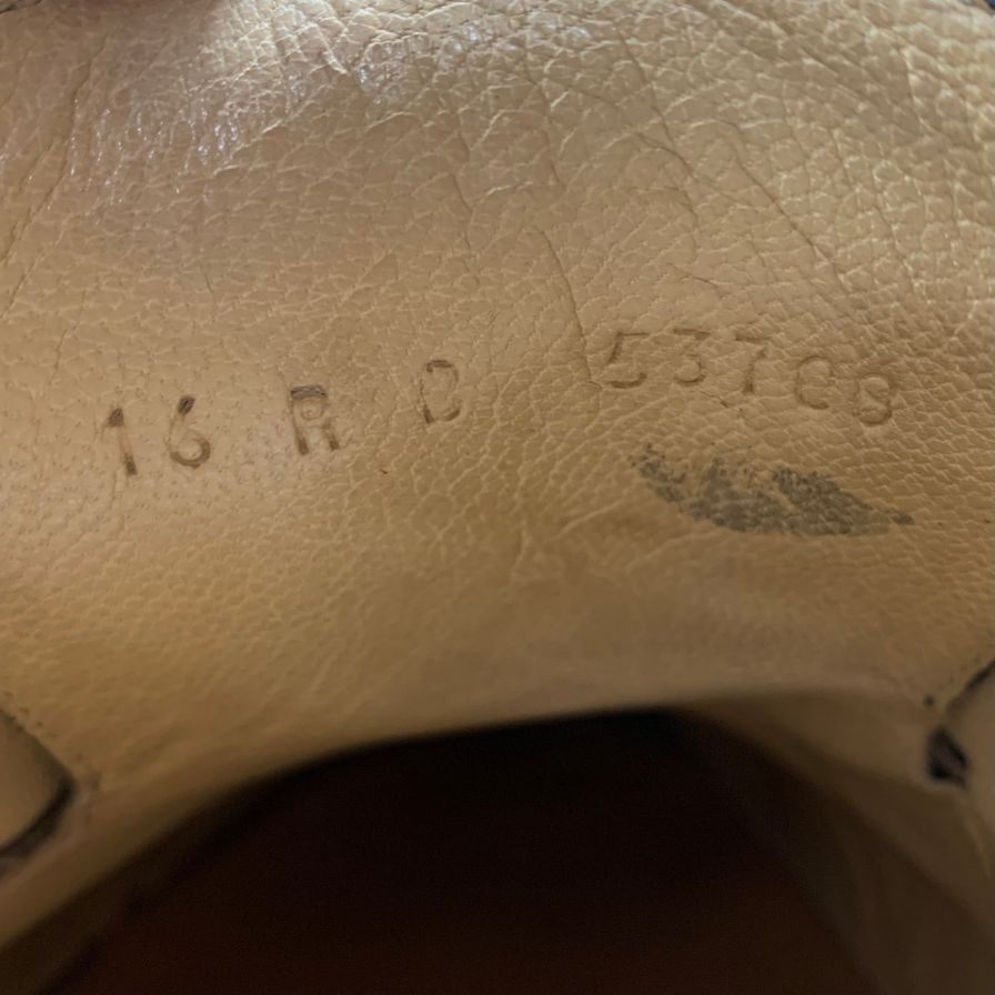 パラブーツ レザーシューズ プレーントゥ アルル カーフ メンズ サイズUK8 ブラウン PARABOOT ARLES ビジネスシューズ 約26.5cm【LA】【中古】