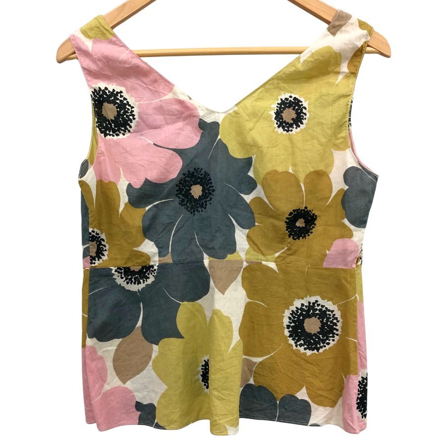 中古◆マルニ フラワープリント ノースリーブ カットソー サイズ42 レディース 花柄 MARNI MADE IN ITALY 【AFB40】