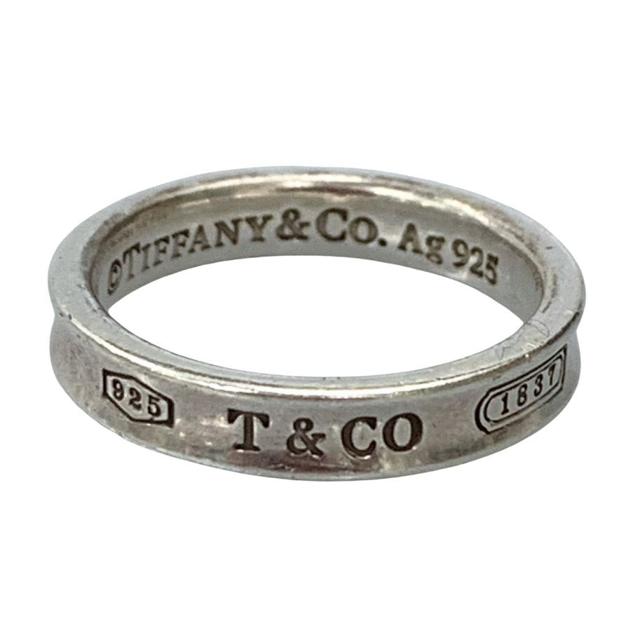 ティファニー 指輪 ナローリング 1837 SV925 シルバー サイズ不明 2.3g Tiffany&Co.