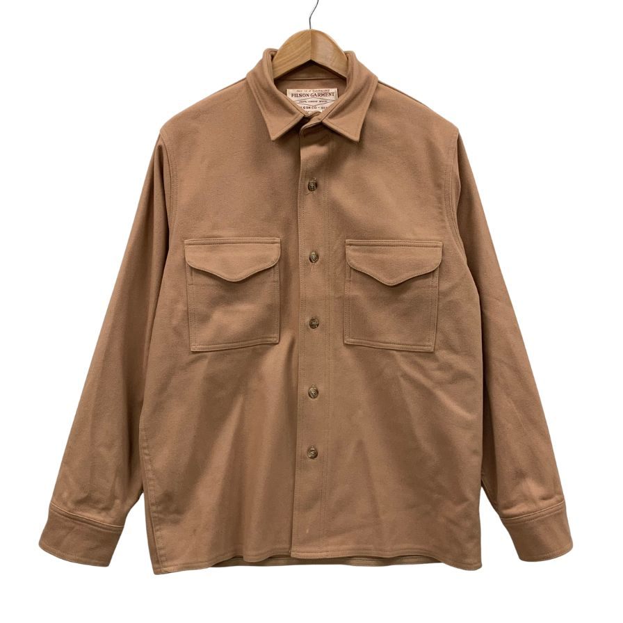 中古◆フィルソン ジャックシャツ FSJ2090 ウール ベージュ系 サイズ40 メンズ FILSON 【AFA21】