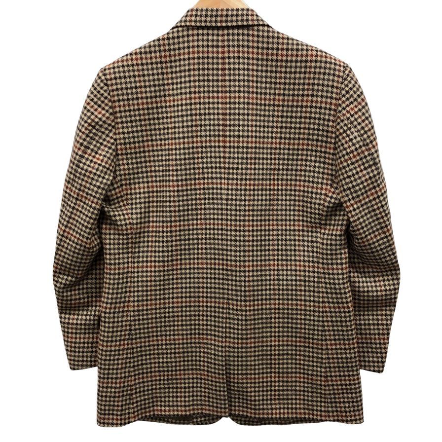 美品◆クリスチャンディオール ムッシュ テーラードジャケット 2B チェック メンズ サイズ2 Christian Dior MONSIEUR 【AFB37】