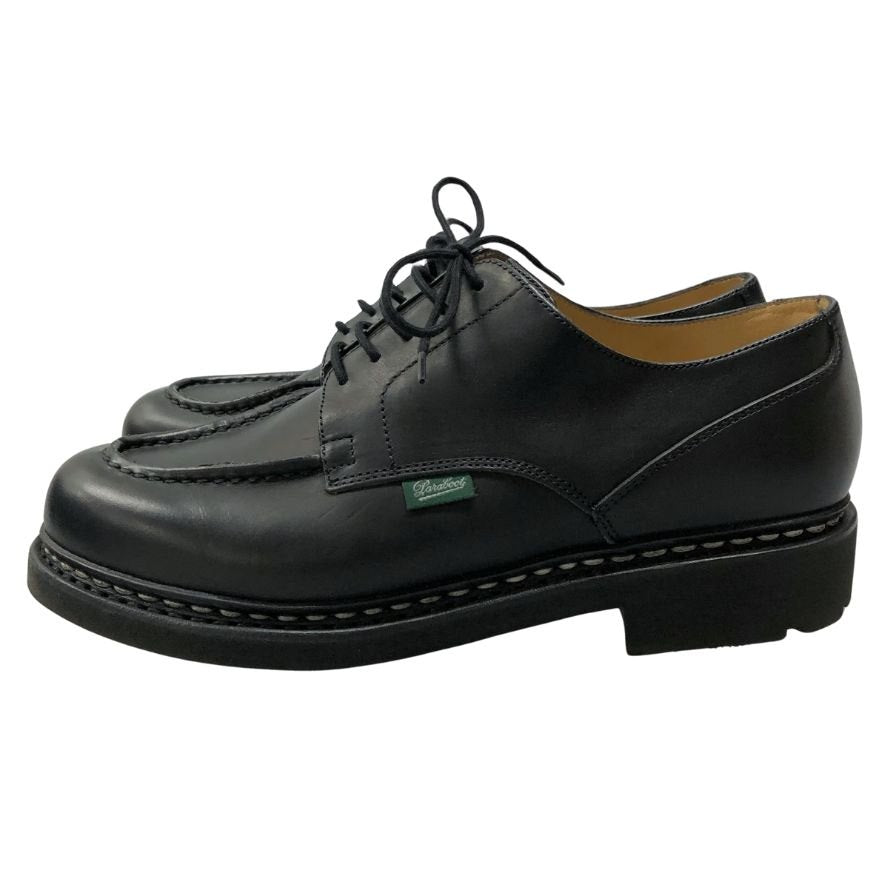 パラブーツ レザーシューズ Uチップ シャンボード メンズ サイズ7.5 ブラック Paraboot CHAMBORD 約26.5cm【AFD9】