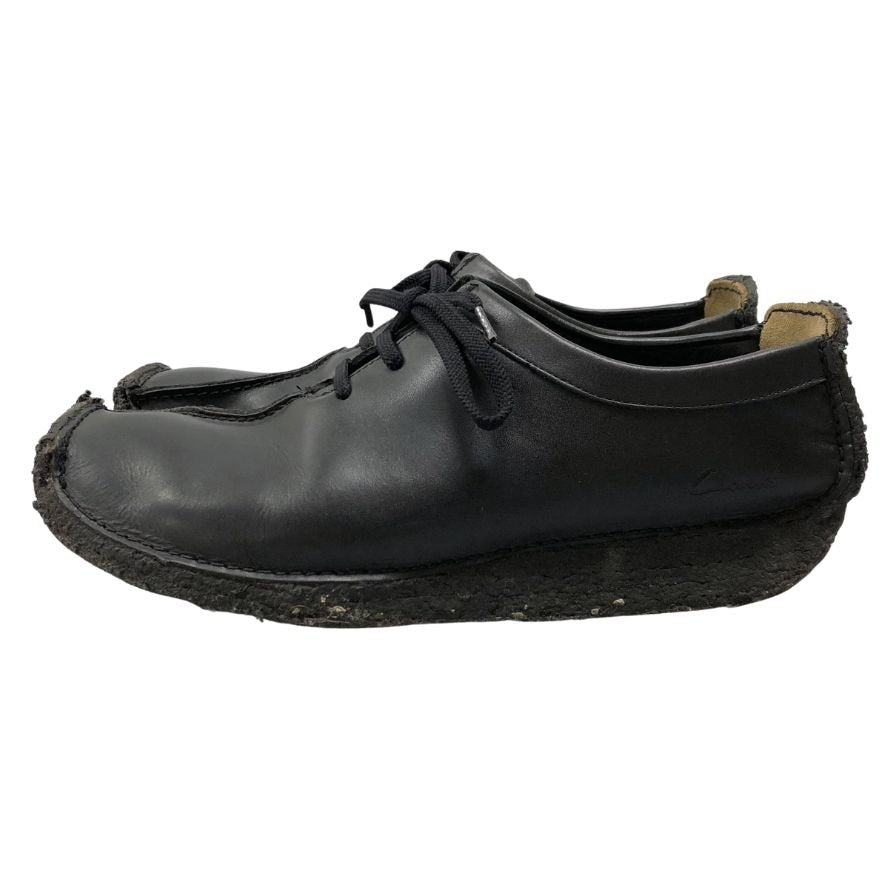 クラークス レザーシューズ アルバーニ メンズ レザー サイズUK9G ブラック Clarks 約28.0cm【AFC44】