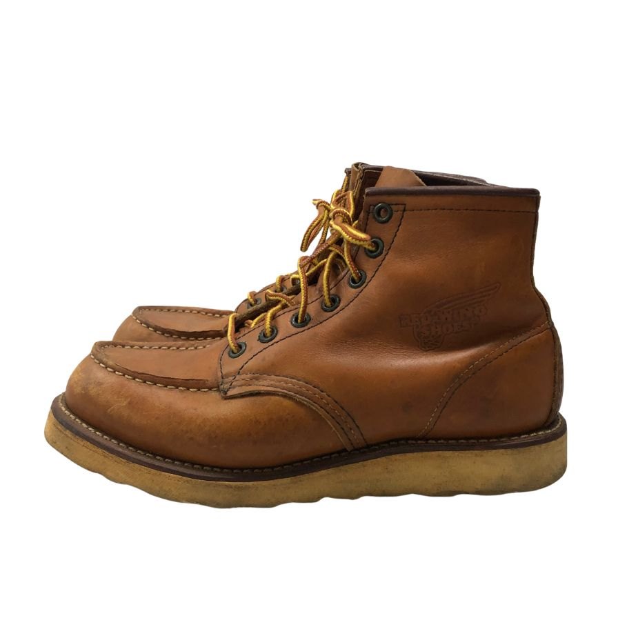 レッドウィング ブーツ アイリッシュセッター 羽根タグ USA製 875 サイズUS7 メンズ ブラウン RED WING 約25.0cm【AFC28】