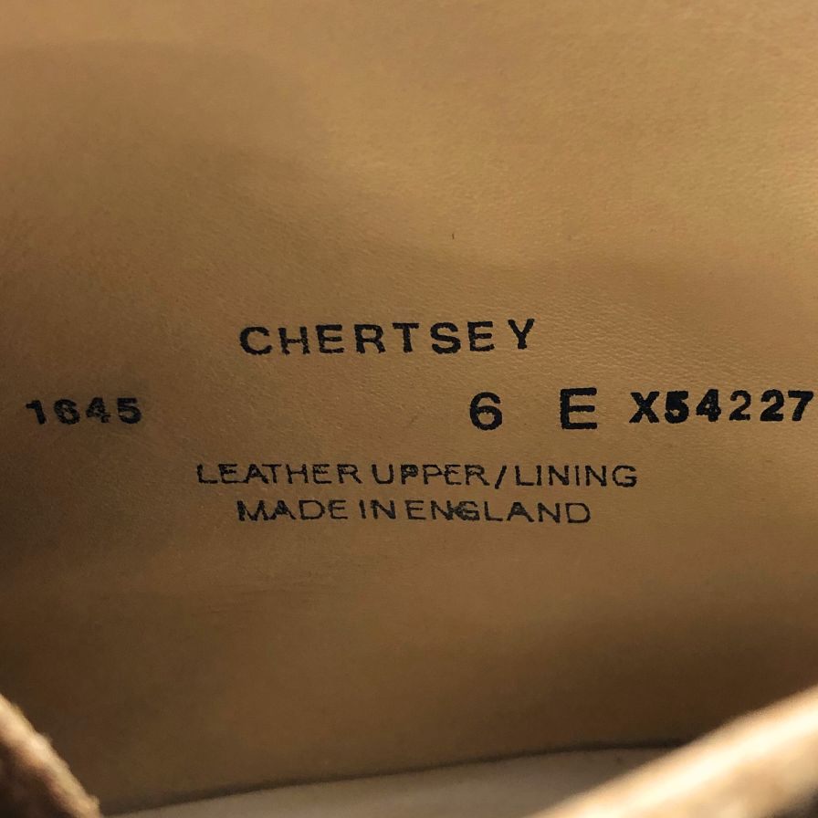 クロケット&ジョーンズ チャッカブーツ チャートシー スエード ライトブラウン メンズ サイズUK6E CROCKETT&JONES CHERTSEY ブーツ 約25.0cm【LA】【中古】