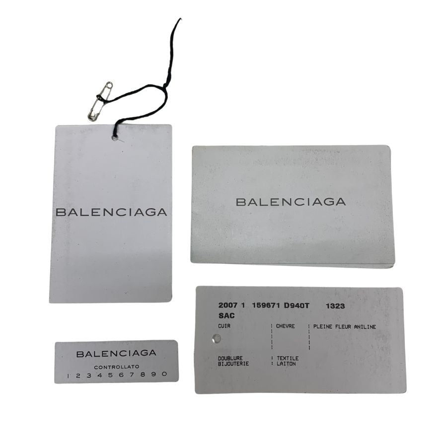 バレンシアガ ショルダーバッグ ザ・クーリエ 159671 3444 レザー メンズ ブラック BALENCIAGA【AFE11】