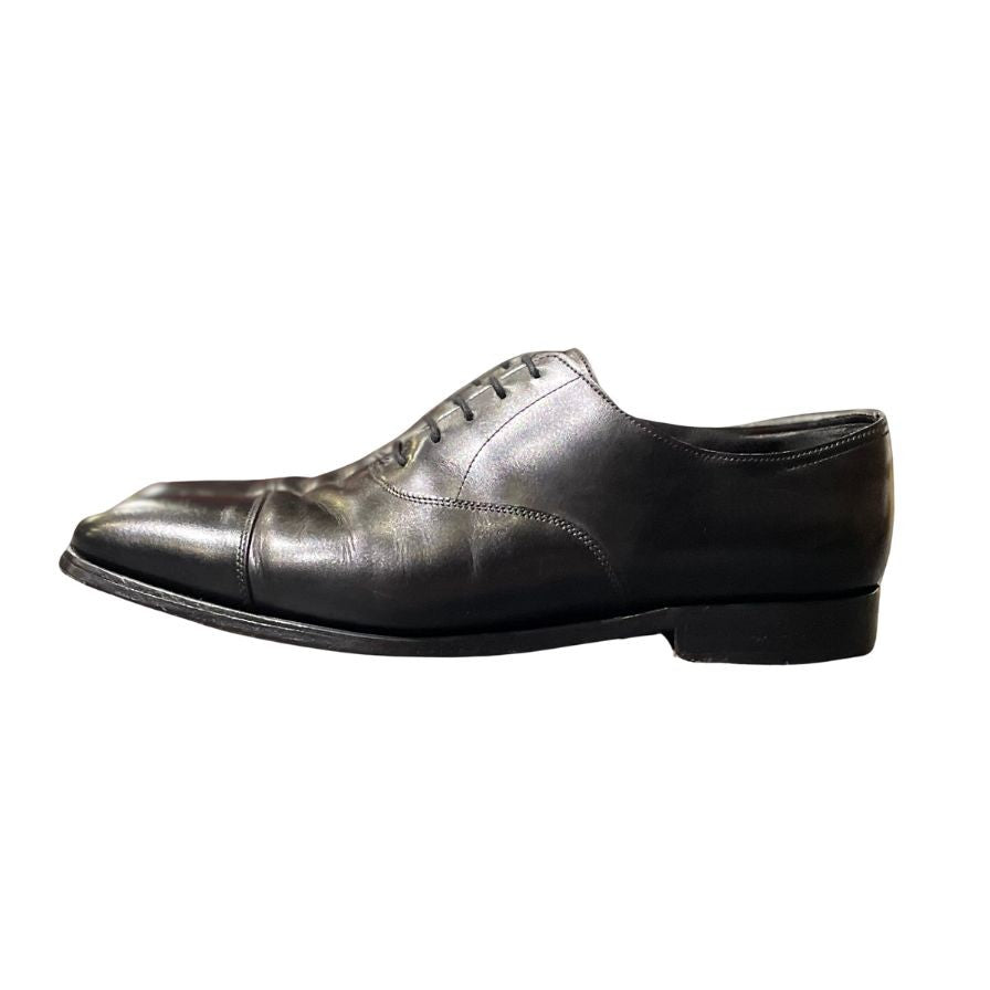 ジョンロブ レザーシューズ ストレートチップ シティ2 7000ラスト カーフ メンズ ブラック サイズUK8D JOHN LOBB CITY2 ビジネスシューズ 約27.0cm【LA】【中古】