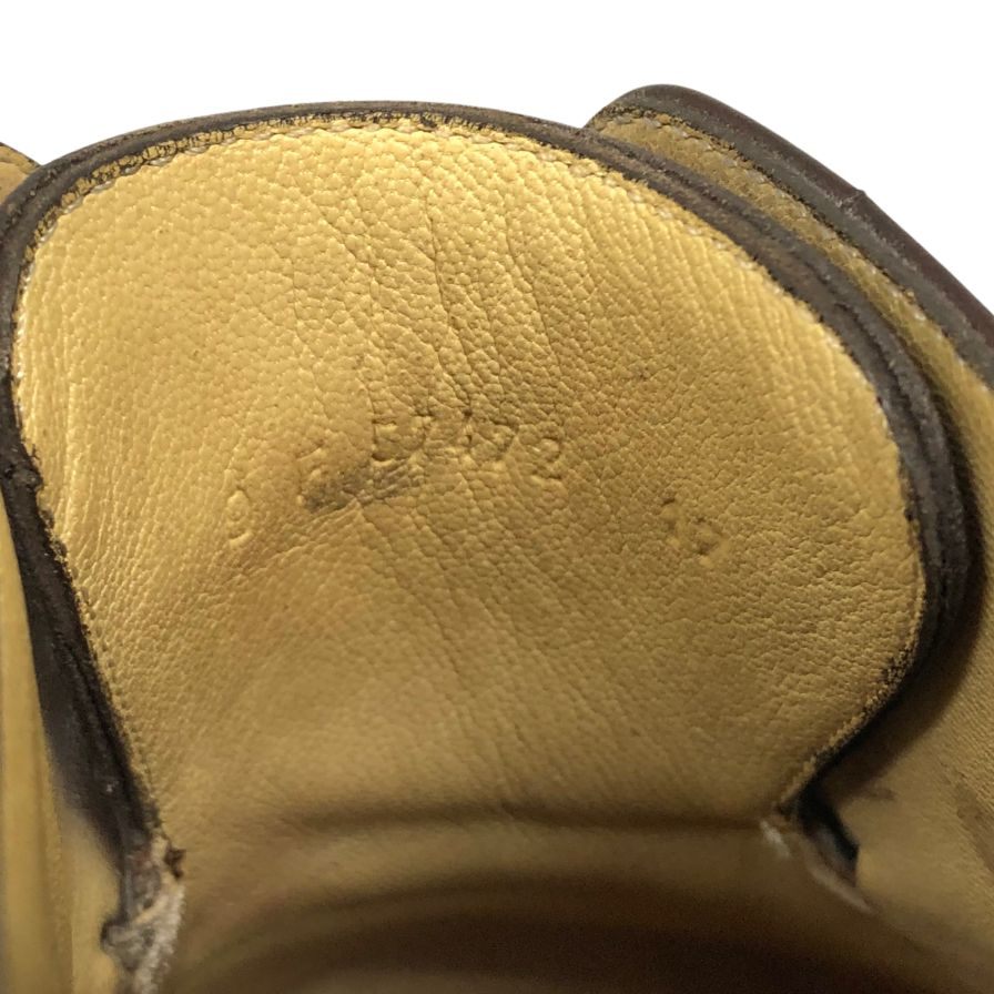 パラブーツ レザーシューズ シャンボード Uチップ カーフ ブラウン メンズ サイズUK9 Paraboot CHAMBORD ビジネスシューズ 約27.5cm【LA】【中古】