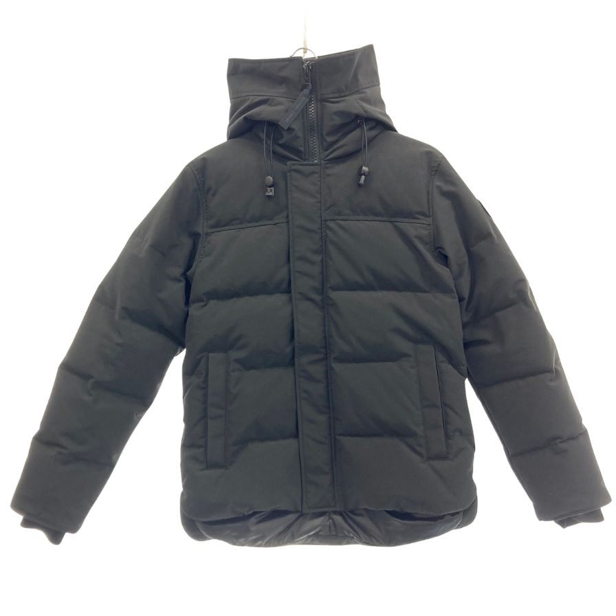 極美品◆カナダグース ブラックレーベル ダウンジャケット マクミラン パーカ 3804MB サイズS ブラック CANADA GOOSE  MACMILLAN PARKA メンズ【AFA11】