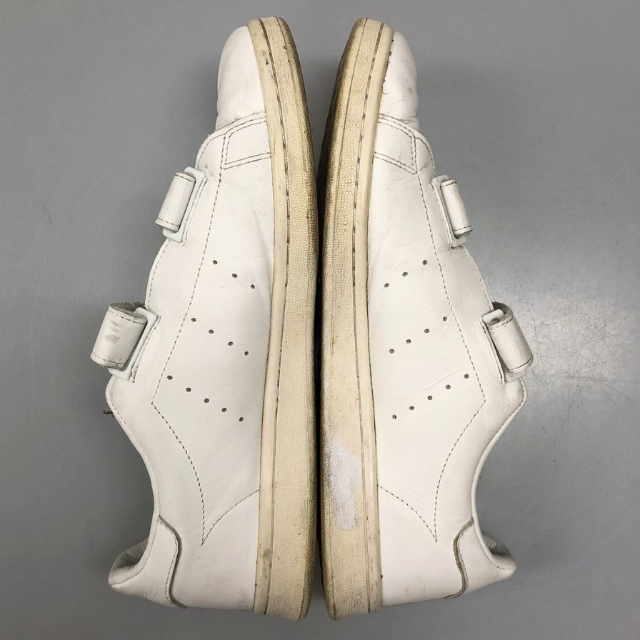 アディダス レザースニーカー ベルクロ スタンスミス メンズ サイズ27.5cm ホワイト adidas 約27.5cm【AFC7】
