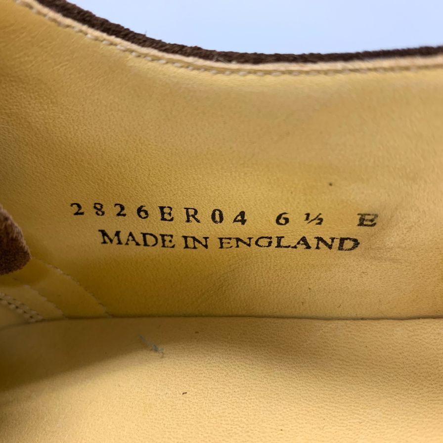 ロイドフットウェア レザーシューズ 2826ER04 ウイングチップ スエード メンズ サイズ6.5 ブラウン系 Lloyd Footwear 約25.0cm【AFD14】