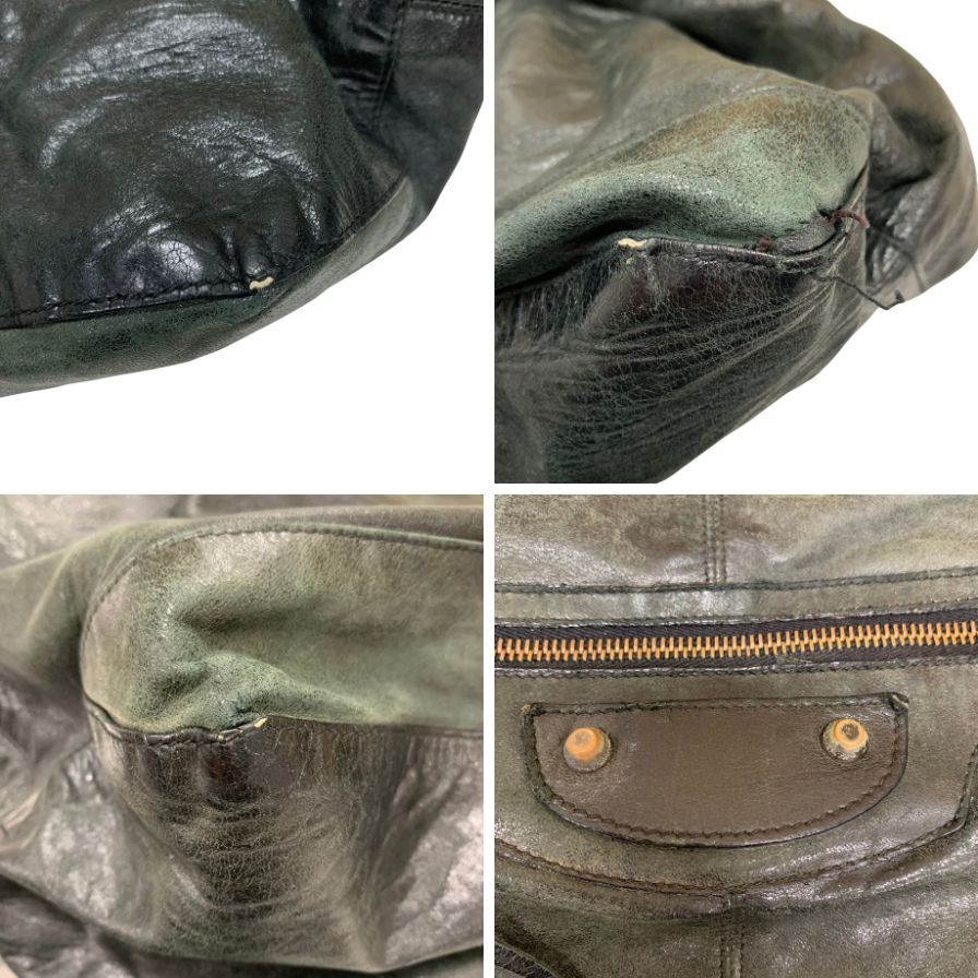 バレンシアガ ショルダーバッグ ザ・クーリエ 159671 3444 レザー メンズ ブラック BALENCIAGA【AFE11】