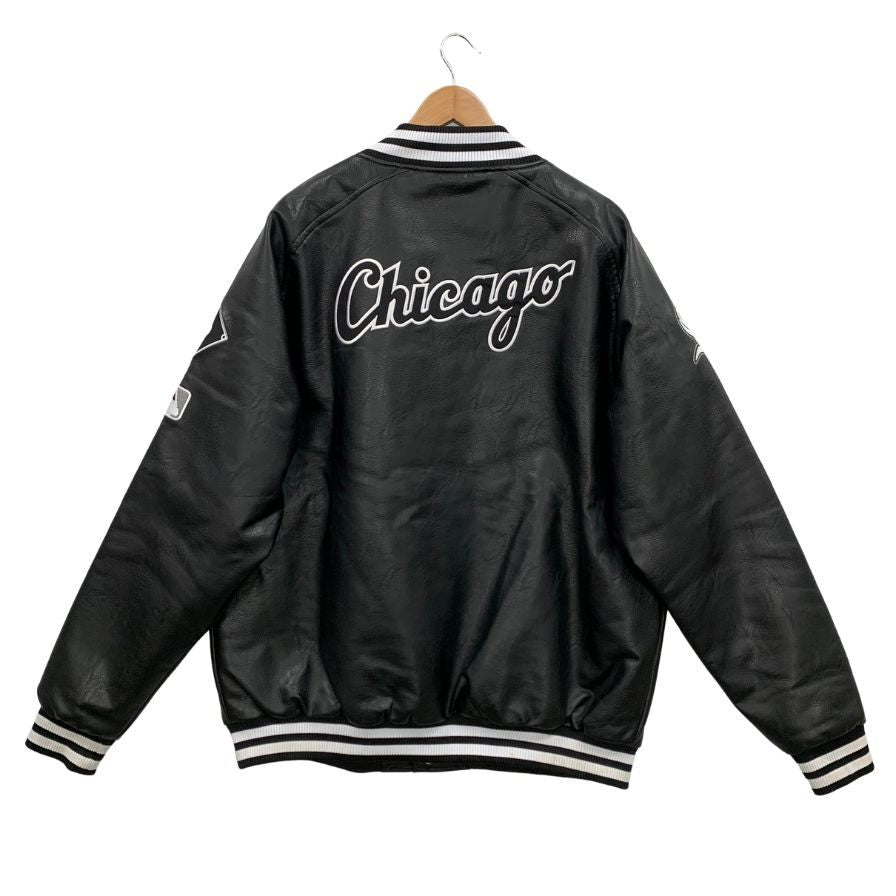 新品同様◆ファナティクス ホワイトソックス スタジャン ブラック XL Fanatics White Sox 【AFA19】