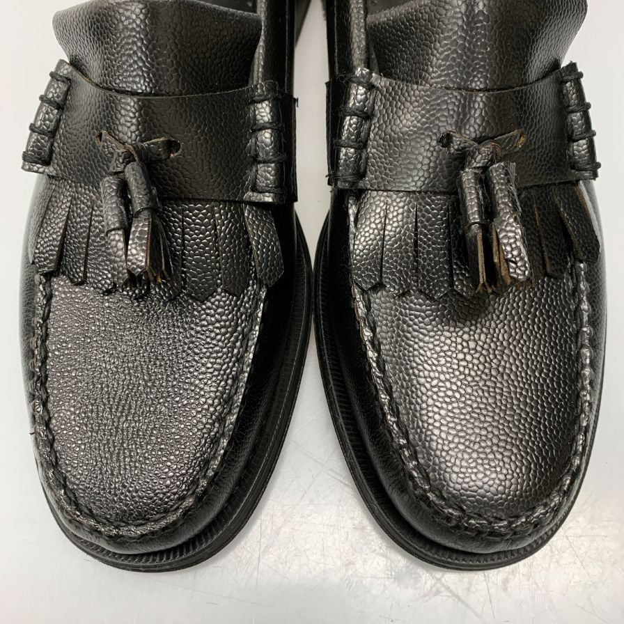 ジーエイチバス ローファー ウィージャンズ シボレザー フリンジ サイズ10.5 メンズ ブラック G.H.Bass&Co. WEEJUNS Layton ローファー 約29.0cm【LA】【中古】