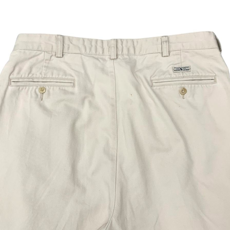 ポロラルフローレン チノパンツ 90S コットン ベージュ メンズ W36 L32 Polo Ralph Lauren 【AFB49】