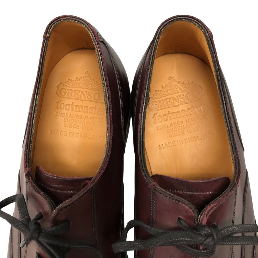 グレンソン レザーシューズ ウイングチップ マスターピース バーガンディ サイズ8.5E メンズ GRENSON ビジネスシューズ 約27.0cm【LA】【中古】