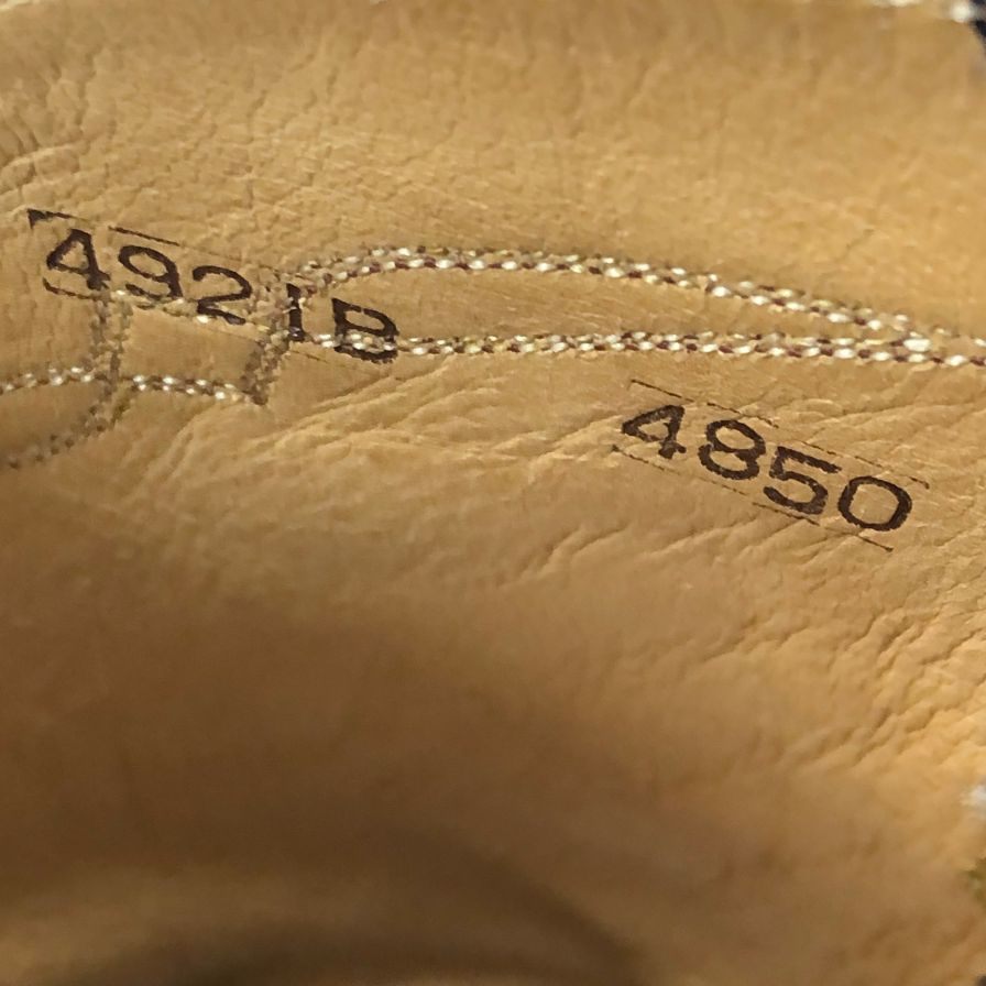 アンダーソン ビーン ブーツ カンパニー ローパーブーツ オーストリッチ&レザー コンビ メンズ サイズ8D ブラウン ネイビー ANDERSON BEAN BOOT COMPANY 約27.0cm【AFC54】