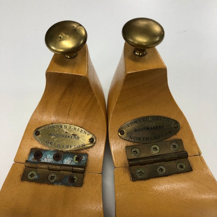 エドワードグリーン 純正シューツリー 木製 808ラスト サイズUK7.5E EDWARD GREEN 約26.0cm【AFC32】