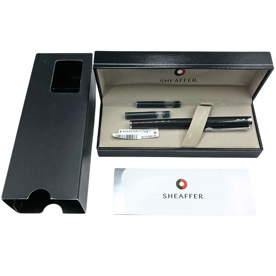 シェーファー 万年筆 インテンシティ カーボンファイバー ブラック F字 SHEAFFER【AFI18】