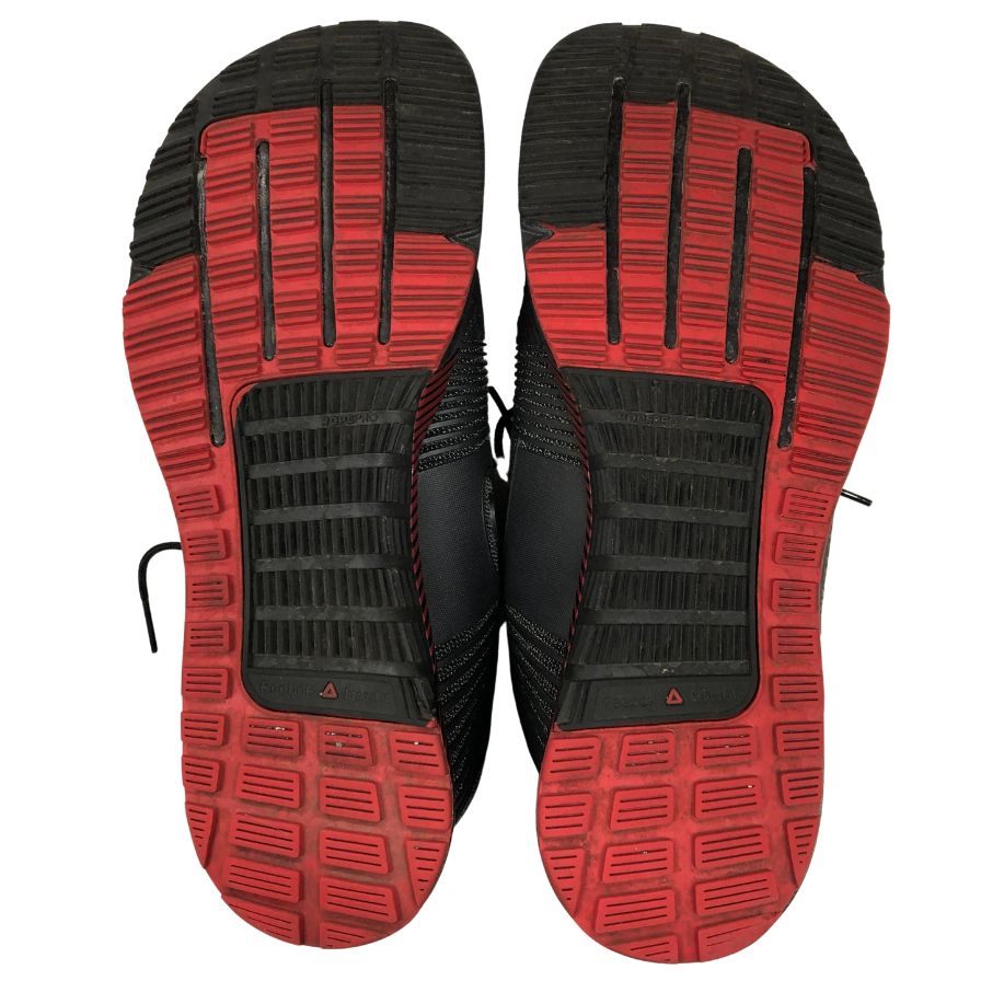 リーボック メンズ クロスフィット ナノポンプフュージョン スニーカー V67652 サイズ27cm ブラック x レッド REEBOK 約27.0cm【AFC6】