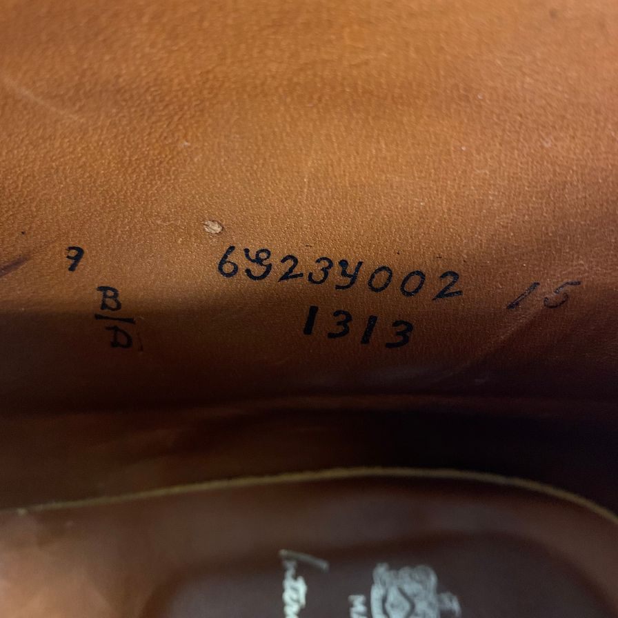 オールデン ビームス 別注 1313 コードバン チャッカ シガー サイズ9D ALDEN ブーツ 約27.0cm【LA】【中古】