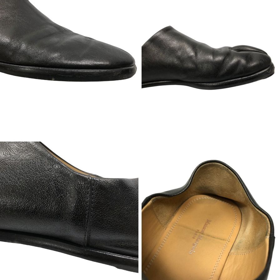 メゾン マルジェラ タビ バブーシュ シューズ ブラック ブラック サイズ40 S57WR0051メンズ Maison Margiela TABI BABOUCHE ビジネスシューズ 約25.0cm【LA】【中古】