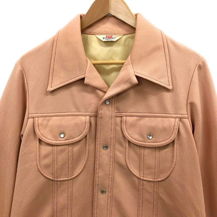 美品◆リーバイス シャツジャケット パナテラ ピンク サイズタグなしS相当 Levi’s 【AFB6】