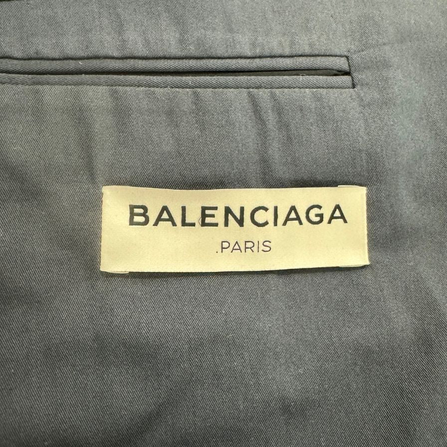 中古◆バレンシアガ 13AW テーラードジャケット 2B シングル ネイビー メンズ サイズ50 339889 BALENCIAGA 【AFB38】